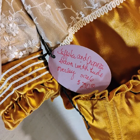 Taffatu Organza Girls Dress